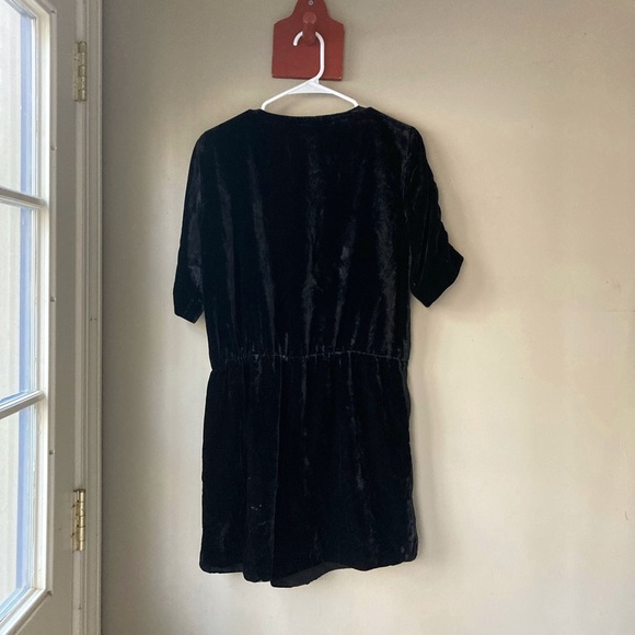 Loft Black Velvet Romper 6 NWOT - Picture 8 of 9